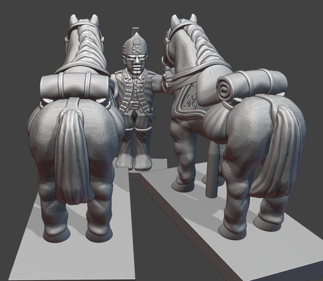 6-15mm Horse Holders Blender Conversion File BB-14